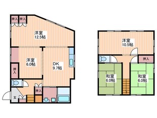 矢野東戸建の物件間取画像